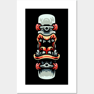 Skateboard Monster Posters and Art